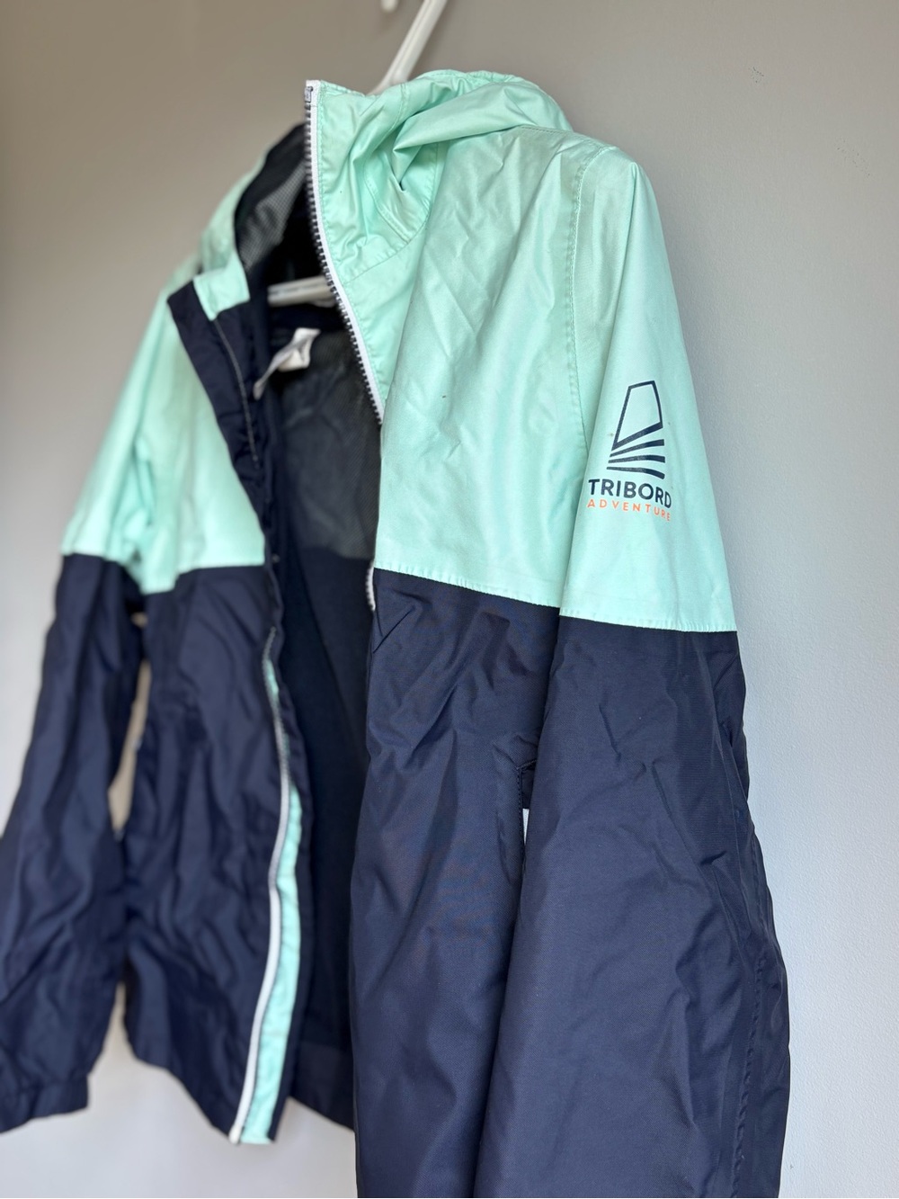 Tribord Kids' Mint & Navy Lightweight Utility Jacket